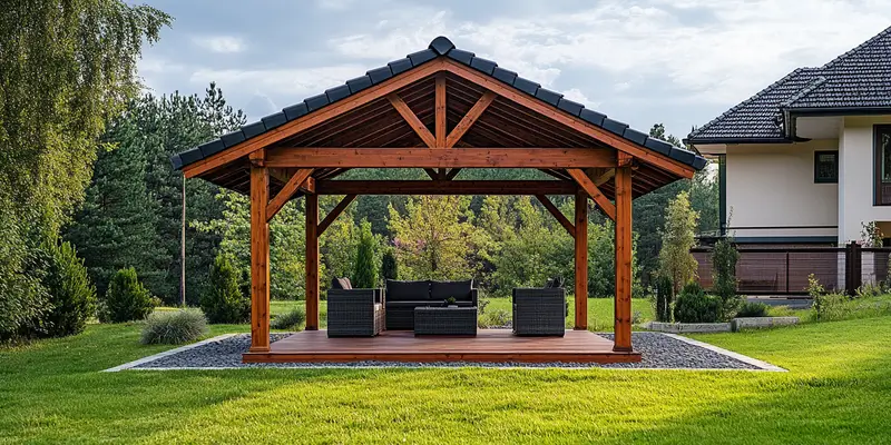 Jaka wysokość altany ogrodowej?