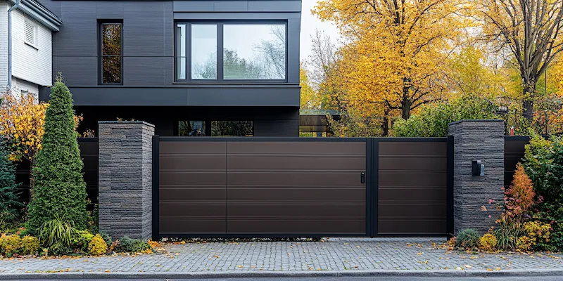 Metallzaun aus Polen