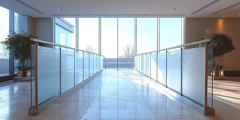 Balustrady szklane zewnętrzne Warszawa