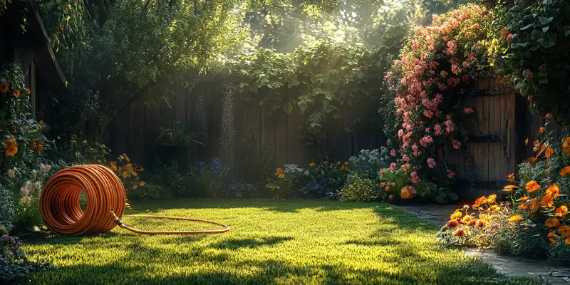 Jak zwinąć wąż ogrodowy na wózek?